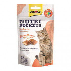GIMCAT NUTRI POCKETS WITH SALMON 60G