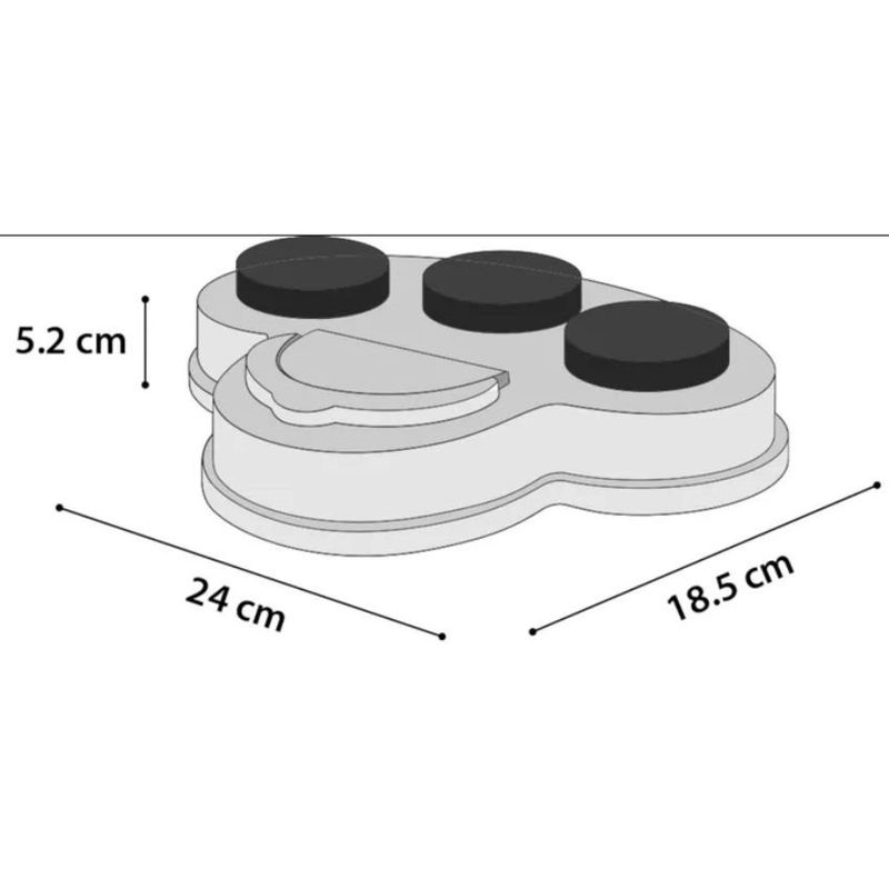 Интерактивна играчка за куче Flamingo  ALBERT BRAIN TRAIN 24 x 18,5 x 5,2 см – Интерактивна играчка за куче 1 бр. 3