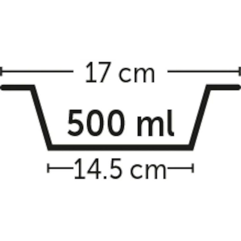 Kупа за бавно хранене Flamingo – SLOWFEEDER KENA BLACK 17см 500ml – черна метална 500мл.