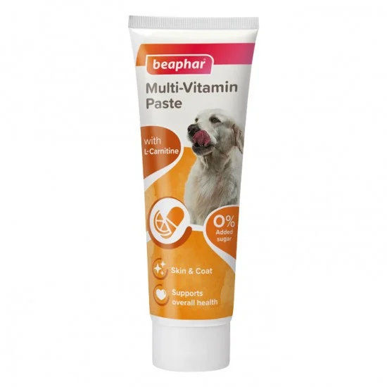 Beaphar Multi-Vitamin Paste - мултивитаминна паста куче 100 г 11