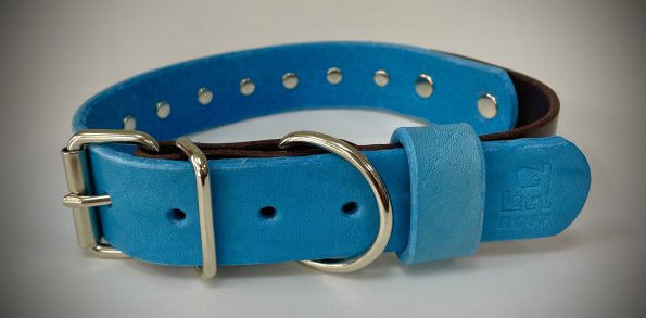 Бутиков кожен нашийник- №136