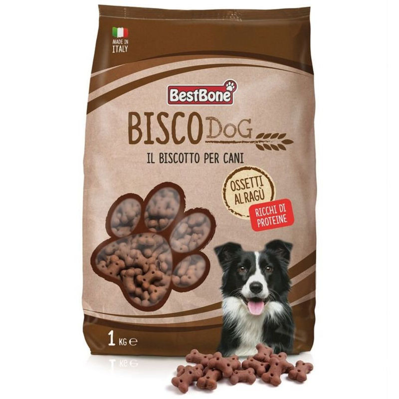 Кучешки бисквитки Record Bisco Dog с говеждо в сос грейви 1 кг. 2