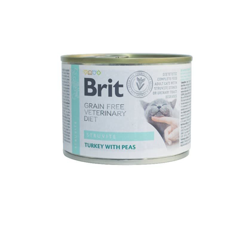 Brit GF Veterinary Diet Cat Cans Struvite 200 g