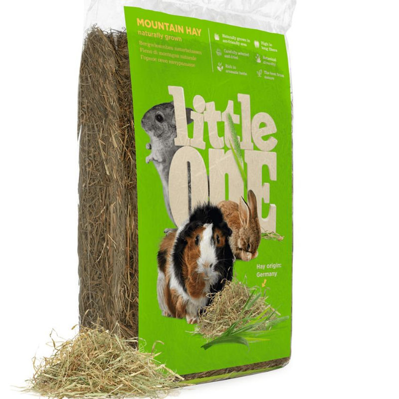 Планинско сено Little One с естествен зелен цвят, богато на фибри 1 кг. 2