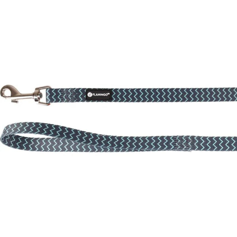 Повод за куче Flamingo Leash Sinam зелен 120см 20мм L