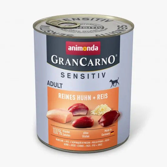 GranCarno® Sensetive 800 гр - пиле + ориз