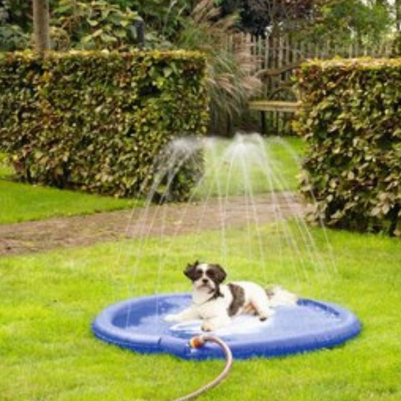 Водна площадка за игра Beeztees Stay cool Sprinkler mat за кучета – 100 см син 2