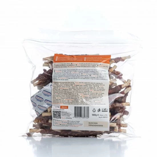 anipro солети от телешка кожа обвити с патешко месо 12 см - 1 кг 3