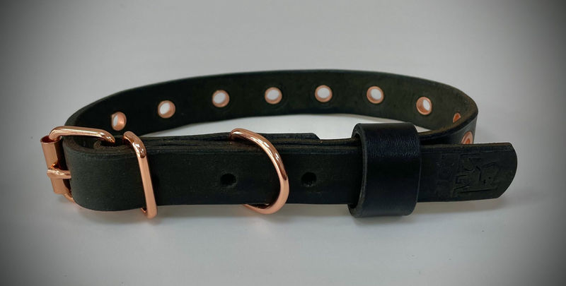 Бутиков кожен нашийник- №135 2