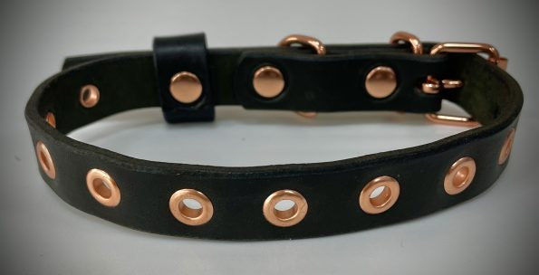 Бутиков кожен нашийник- №135 3