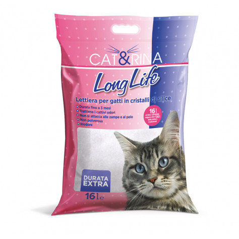 Cat&Rina Silica gel cat litter classica – супер абсорбираща силиконова тоалетна 16л.