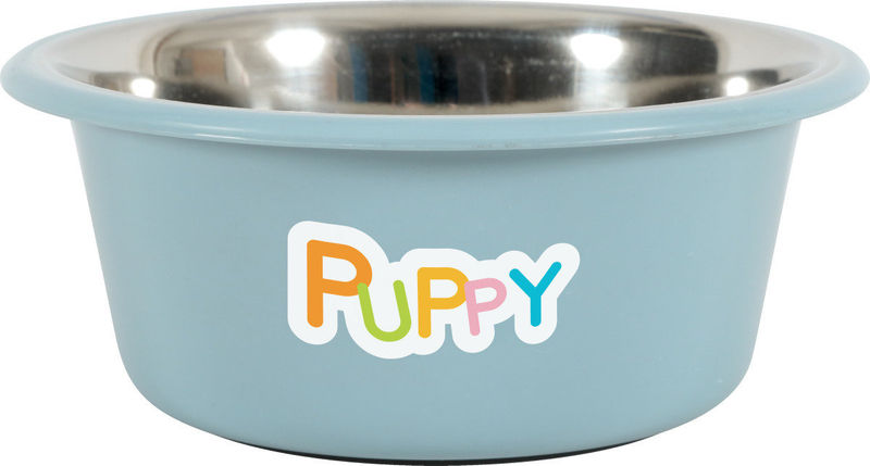 Метална купа Zolux Puppy 850мл – 16.5см син