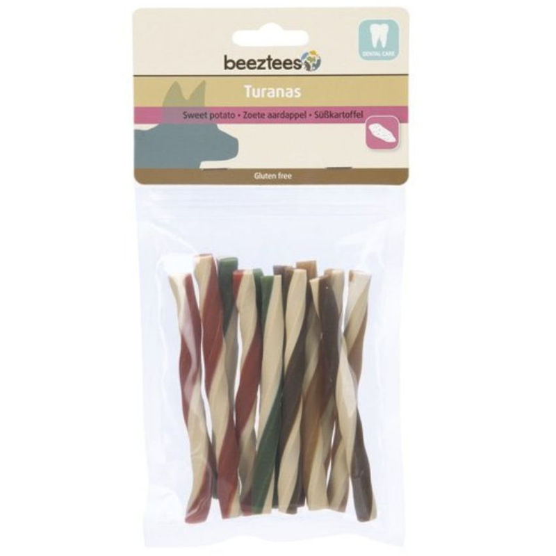 Лакомство за кучета Beeztees Dog Snack Turanas пръчици от сладки картофи 12 бр.