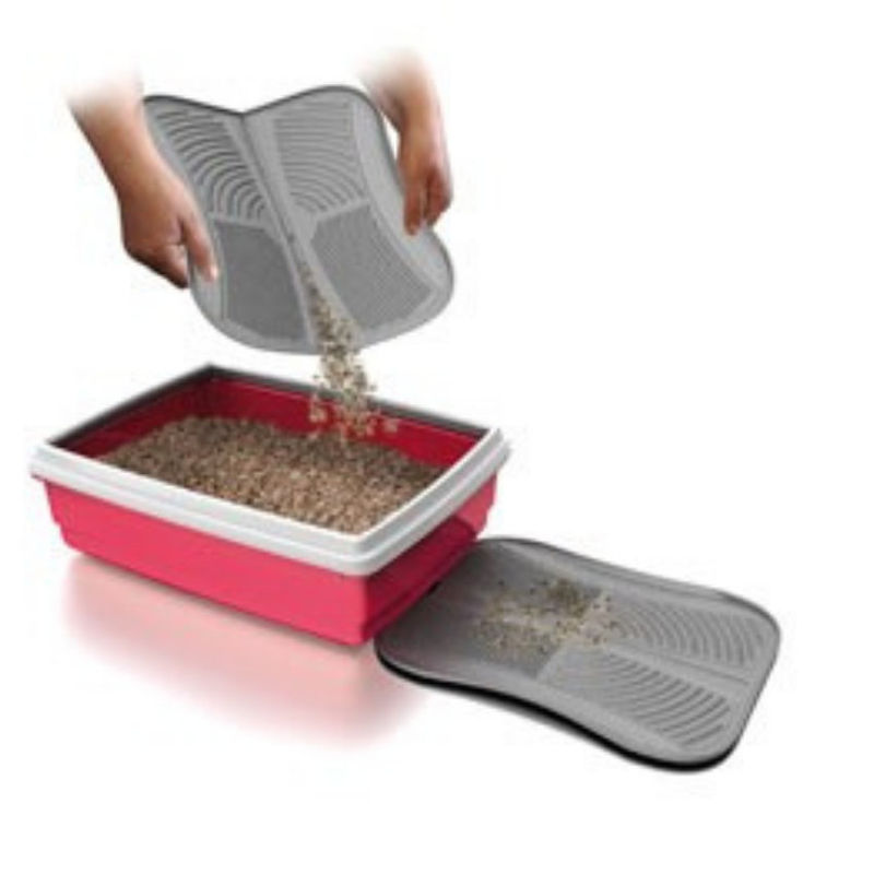 Котешко килимче за лапи Record  за предотвратяване разнасянето на пясък от котешката тоалетна микс 3