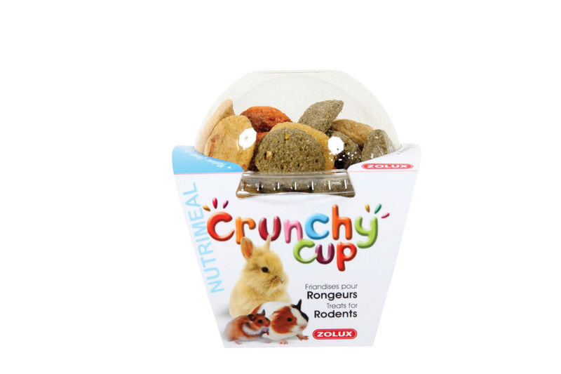 CRUNCHY CUP 3 MIX 200gr – хрупкаво меню за гризачи  200гр Zolux