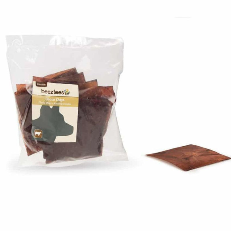 Кучешки чипс Beeztees thai chocochips  от сушена телешка кожа 0.200 кг.