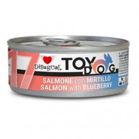 Консервирана храна за кучета от малки породи Disugual Toy Dog 17 Salmon and blueberry с 92% сьомга и боровинки 85гр.