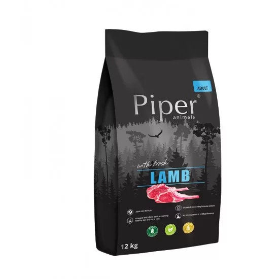 Piper Dog Lamb 12kg - суха храна за кучета над 1 год. с агнешко месо