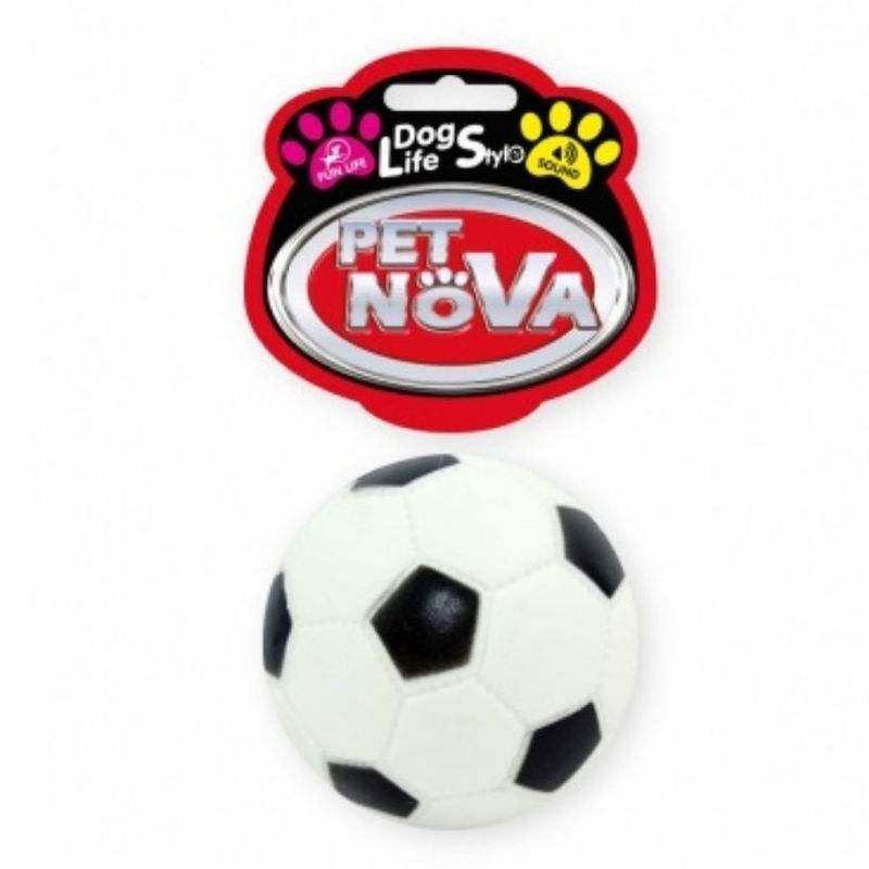 Винилова играчка за кучета PET NOVA – футболна топка 7см 7.8 см