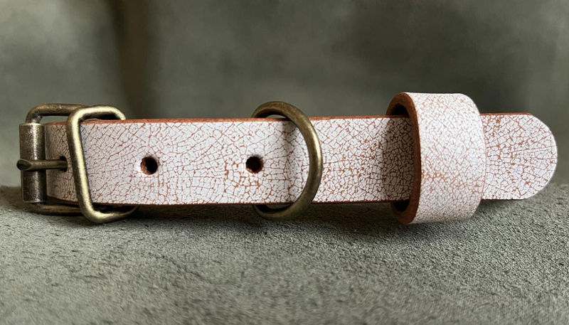 Бутиков кожен нашийник- №143 2