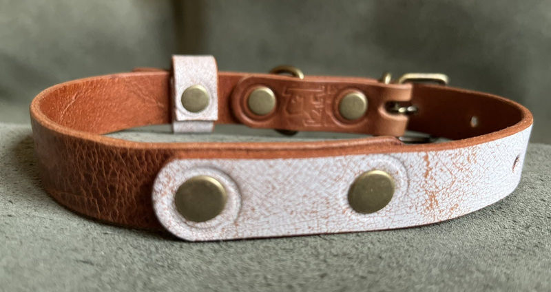 Бутиков кожен нашийник- №143 4