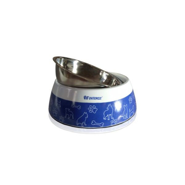 Двойна купа PET INTEREST Deluxe Dual Bowl Paw & Bone 2