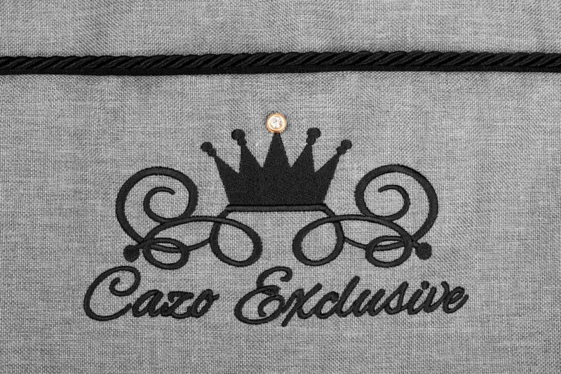 Луксозно кучешко легло Cazo Royal Line сив 65 x 50 см. 3