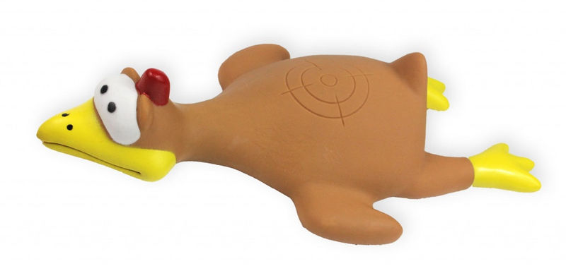 Винилова кучешка играчка PET NOVA пиле със звук 26 см. 26 см. 2