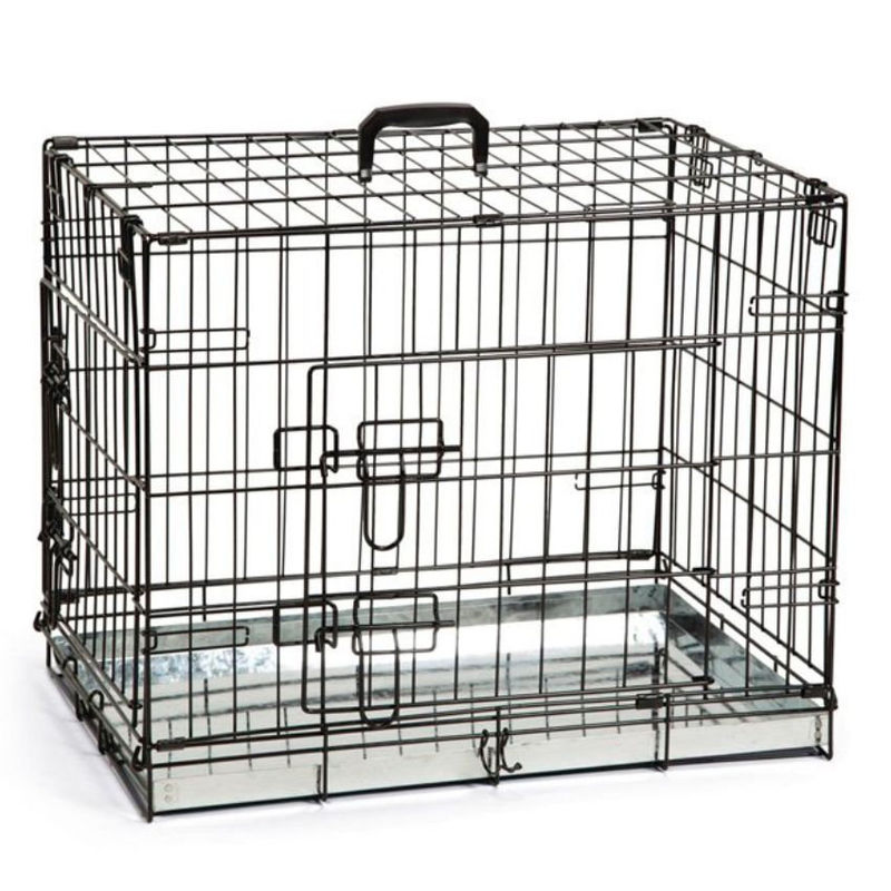 Сгъваема клетка за куче Beeztees DOG BENCH с две врати 62х44 см. 2