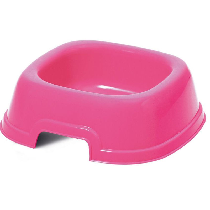 Пластмасова купичка квадрат Record 730 ml  Розов