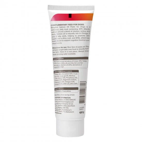 Beaphar паста с масло от сьомга за куче 100 г 3