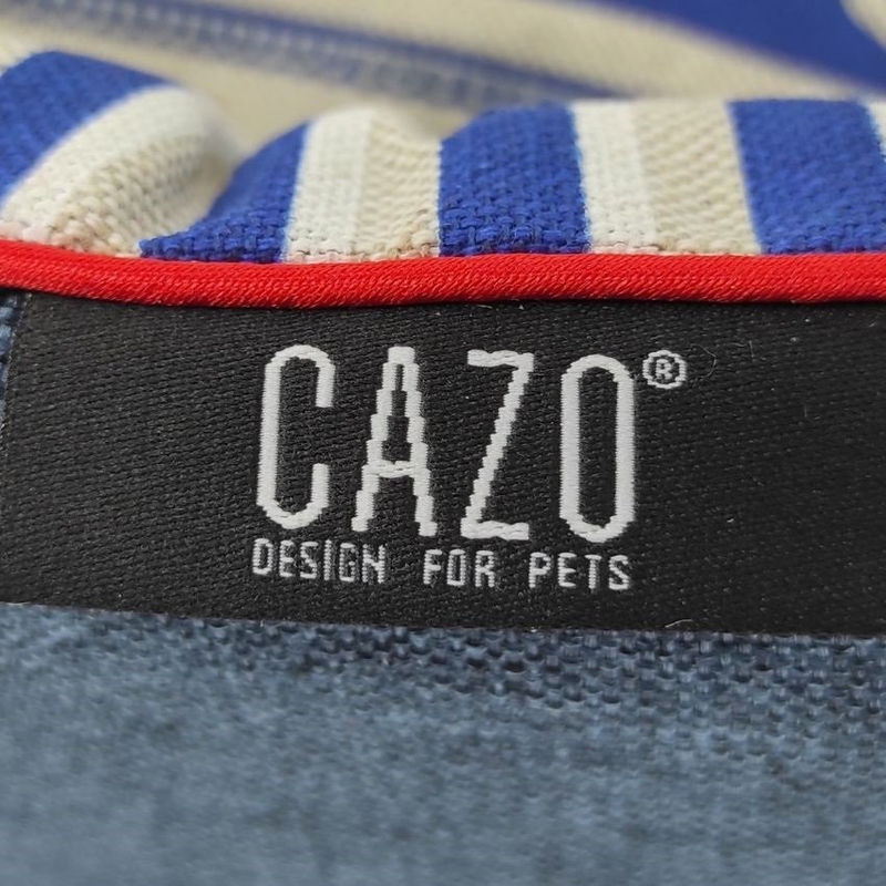 CAZO Foam Bed Marine – висококачествено овално кучешко легло с 80% естествен памук 50 x 46 см.