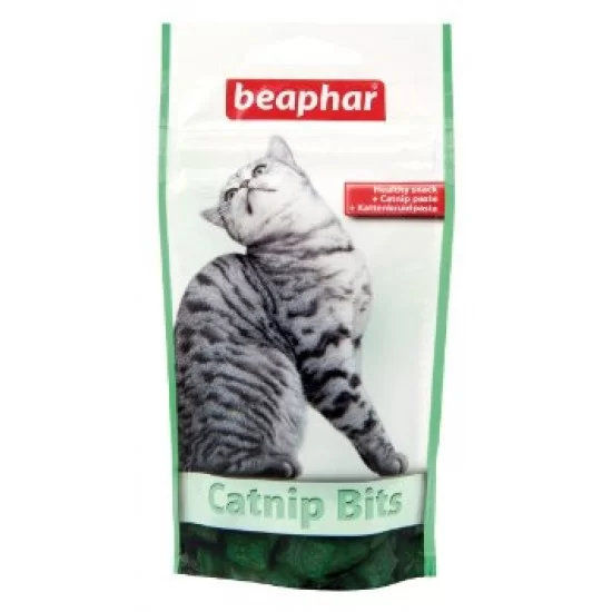 Beaphar Catnip Bits - хапки за котки с котешка трева 35 г