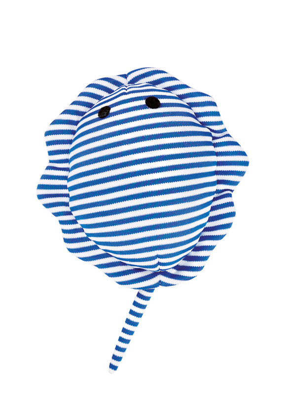 Мека, плаваща играчка за куче, скат Record 15 x 23 см.  15 см. 2