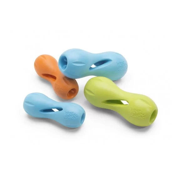 West Paw играчка за снаксове Qwizl Small  14см, оранжево