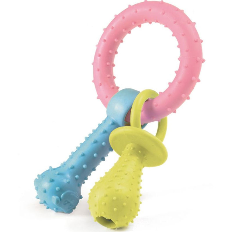 Кучешка дрънкалка Record 15.3 см син