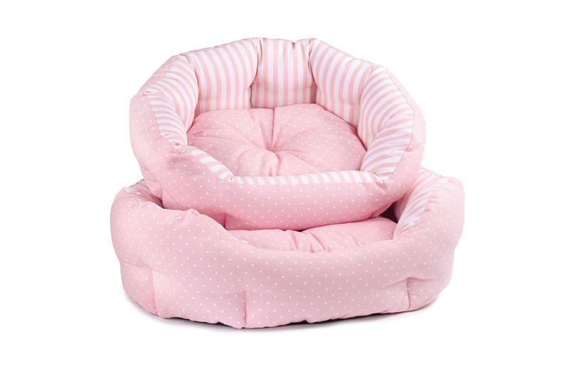 Prime Nanne Розово кучешко легло Record  с подвижна възглавничка 50/45/18 см 2