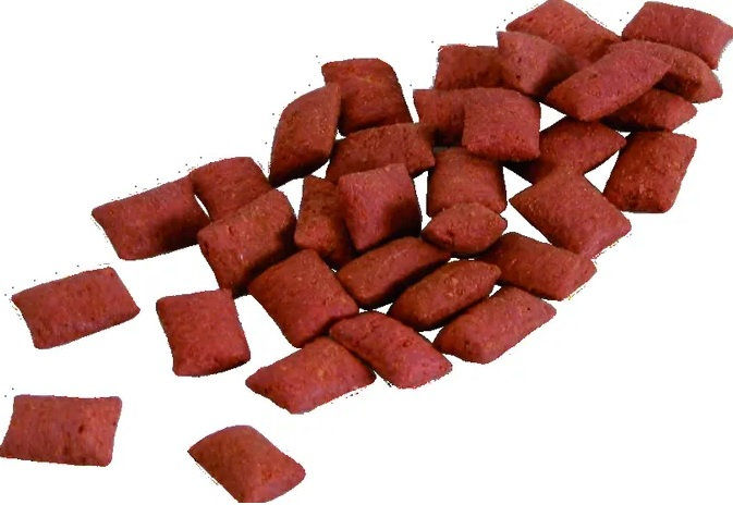 Лакомство за котки Flamingo Anti Hairball възглавники с телешко и малц против космени топки 50 гр.