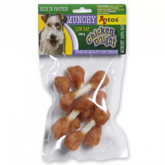 Antos Munchy Chicken D`light солети с пилешко месо, 100 г