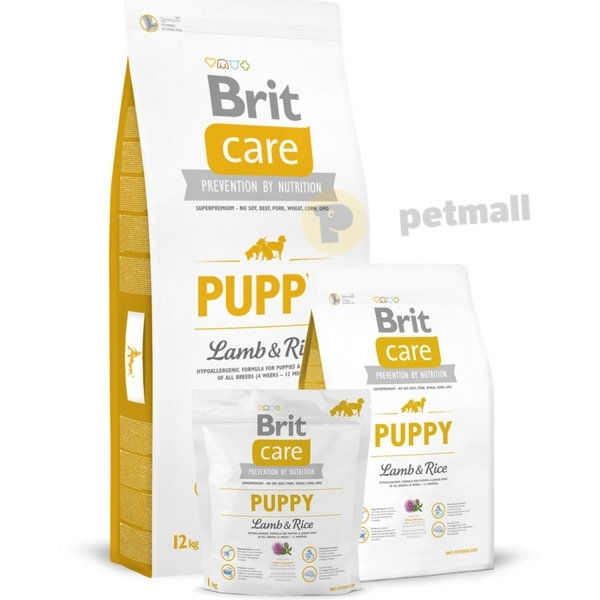 Супер премиум, хипоалергенна храна за кучета Brit Care Dog Mono Prtotein Hypoallergenic  Puppy, монопротеинна, с агнешко месо и бял трън 12 кг. 4