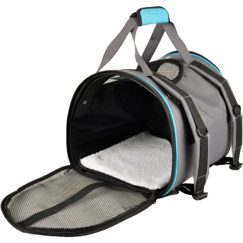 Транспортна раница за кучета и котки Flamingo BACK PACK LENIE 36x32x32CM Сив 4