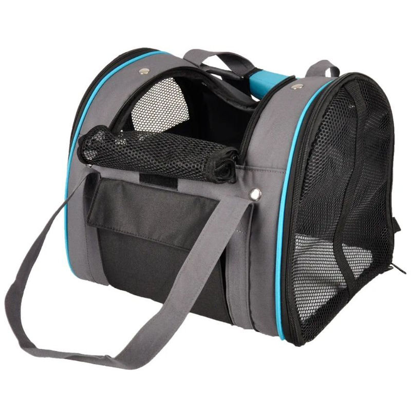 Транспортна раница за кучета и котки Flamingo BACK PACK LENIE 36x32x32CM Сив 2