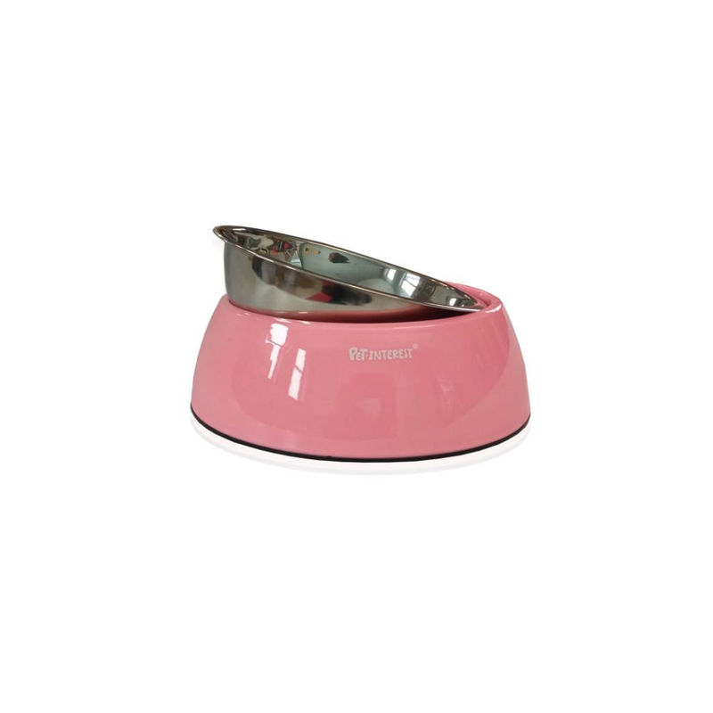 Двойна купа PET INTEREST Deluxe Dual Bowl Pink 3