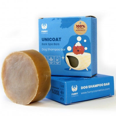 UNICOAT ТВЪРД ШАМПОАН ЗА КУЧЕТА, 85 гр