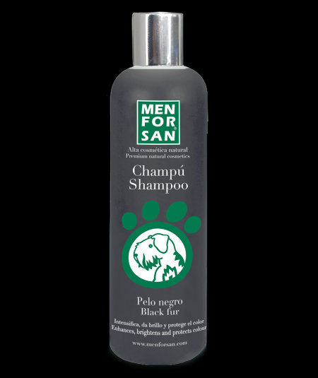 Шампоан за кучета MEN FOR SAN Black Fur специално разработен за черна и тъмна козина 300мл.