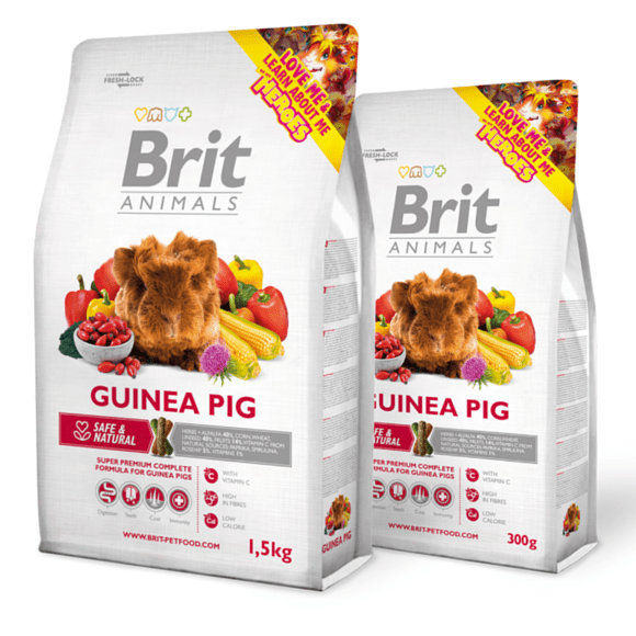 Brit Animals GUINEA PIG Complete – Супер премиум пълноценна храна за морски свинчета  1.5 кг.