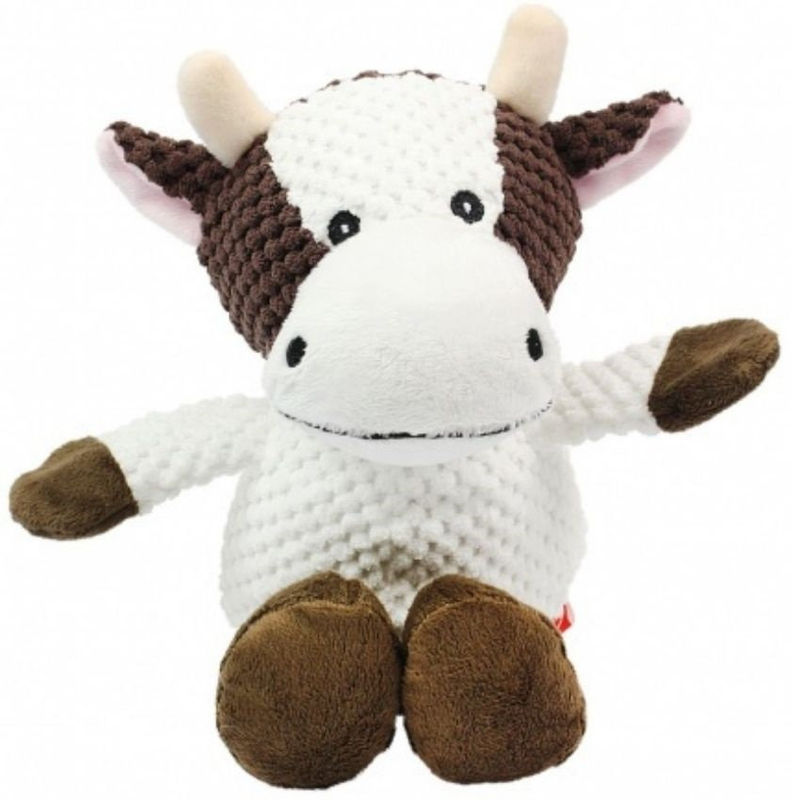 Плюшена кравичка със звук PET NOVA, 32см 32 см. 2