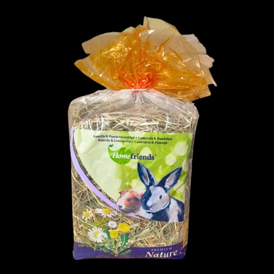 Homefriends ливадно сено с билки, лайка и глухарче, 500 гр