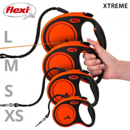 flexi Xtreme S - 5м лента, до 20кг - цвят оранж 11