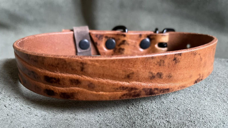 Бутиков кожен нашийник- №142 4